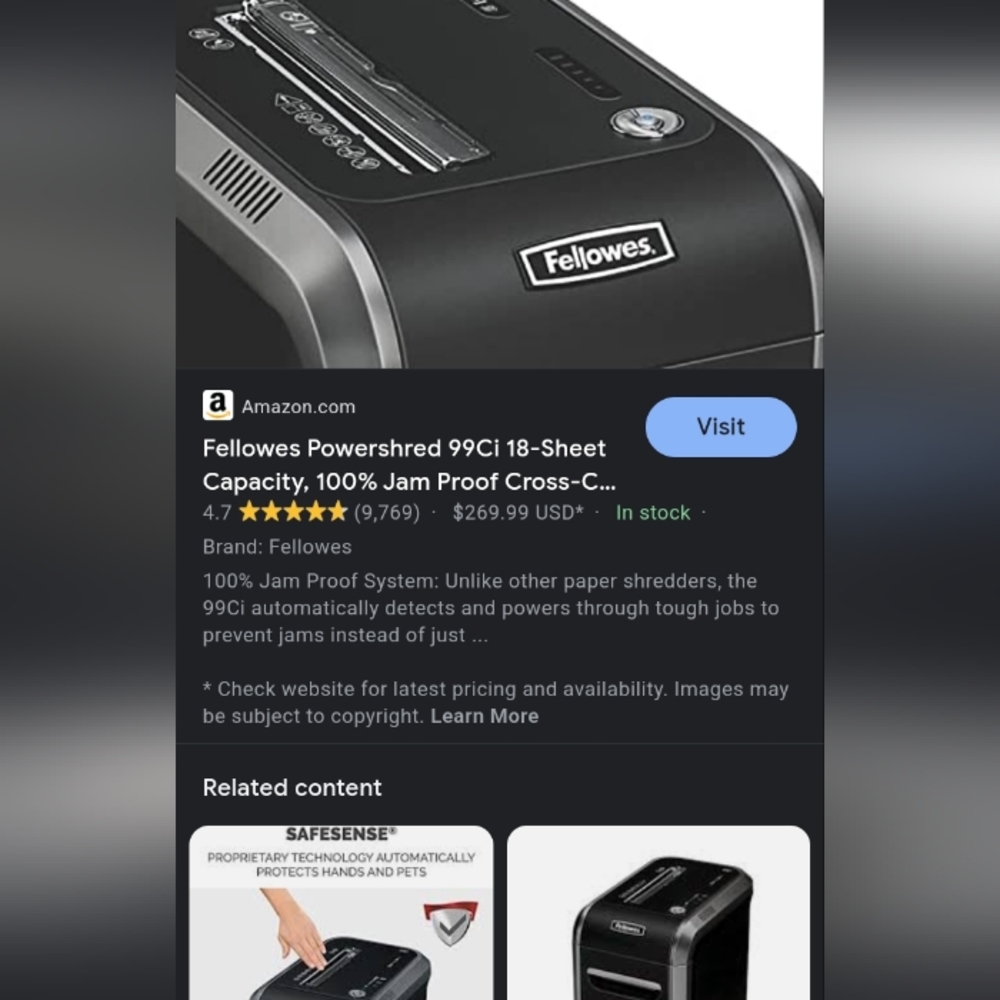 Fellowes Powershred